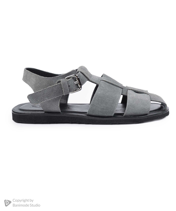 صندل مردانه چرم طبیعی چرم مشهد Mashad Leather مدل J6216