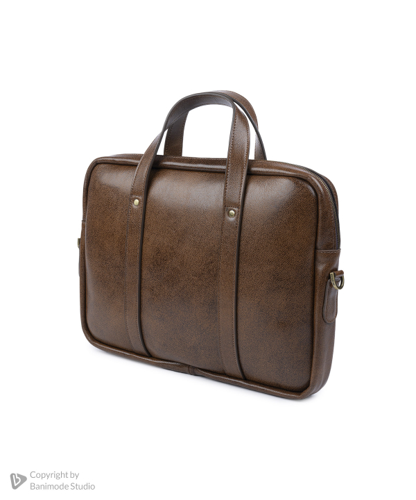کیف اداری مردانه چرم طبیعی منطMANTEکد A133