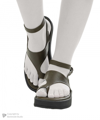 صندل چرم طبیعی زنانه چرم مشهد Mashad Leather مدل J2704