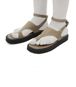 صندل چرم طبیعی زنانه چرم مشهد Mashad Leather مدل J2704
