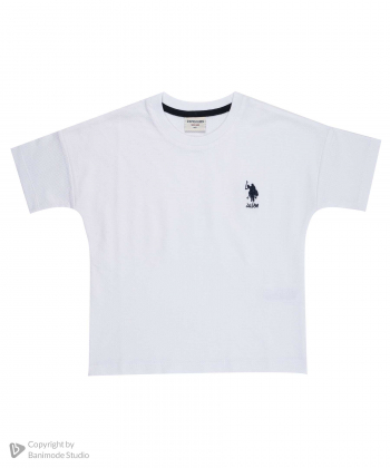 تیشرت و دامن دخترانه یو اس پولو کیدز US Polo Kids کد 2613B6