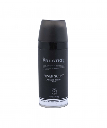 اسپری بدن مردانه پرستیژ Prestige مدل Silver Scent Jacques Bogart حجم 150 میلی لیتر