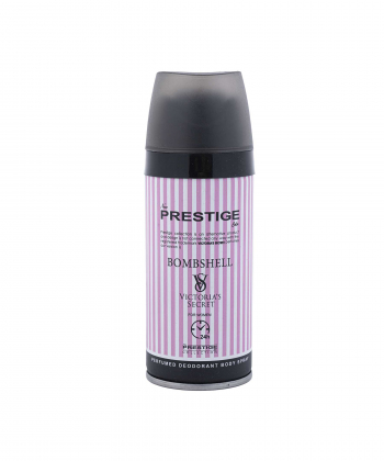 اسپری خوشبو کننده بدن زنانه پرستیژ Prestige مدل Victoria Secret Bombshell حجم 150 میلی لیتر