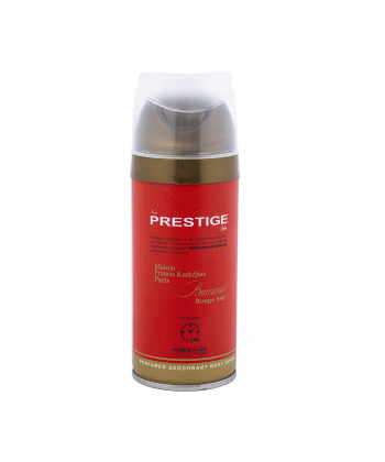 اسپری خوشبو کننده بدن زنانه پرستیژ Prestige مدل Baccarat Rouge حجم 150 میلی لیتر