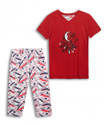 ست دو تکه زنانه تیشرت و شلوار جامه پوش آرا JPA