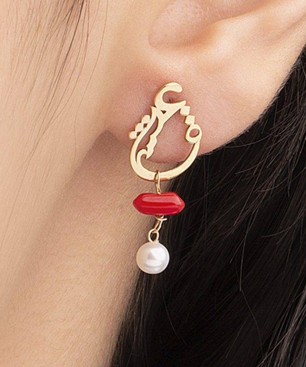 گوشواره طلا عشق پرسته Parasteh کد 532293
