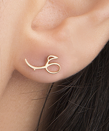 گوشواره طلا حب پرسته Parasteh کد 530991