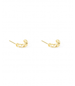 گوشواره طلا قلب جَزمین پرسته Parasteh کد 530985