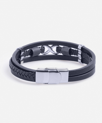دستبند چرم مردانه کروم Corum کد 2511917