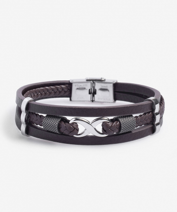 دستبند چرم مردانه کروم Corum کد 2511917