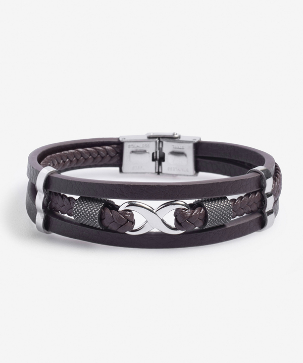 دستبند چرم مردانه کروم Corum کد 2511917