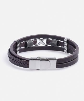 دستبند چرم مردانه کروم Corum کد 2511917