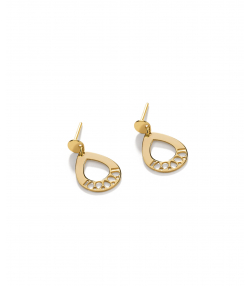 گوشواره طلا اشک اسلیمی پرسته Parasteh کد 155285