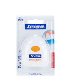 نخ دندان تریزا Trisa مدل Pro White طول 40 متر
