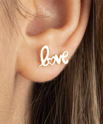 گوشواره طلا Love پرسته Parasteh کد 117747