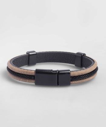 دستبند چرم مردانه کروم Corum کد 2511914