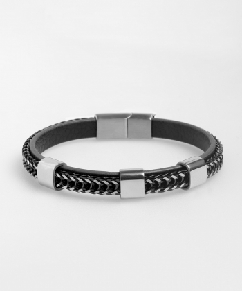 دستبند چرم مردانه کروم Corum کد 2511913