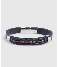 دستبند چرم مردانه کروم Corum کد 2511905