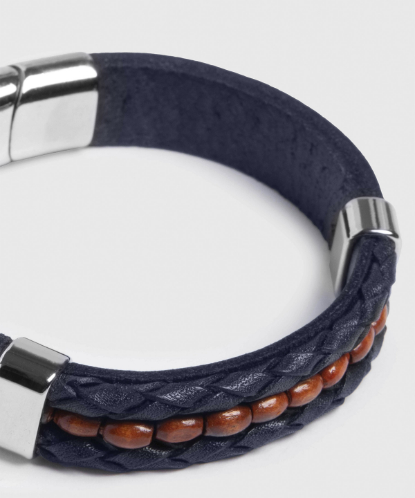 دستبند چرم مردانه کروم Corum کد 2511905