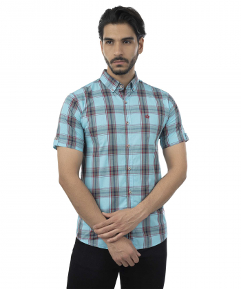 پیراهن آستین کوتاه مردانه برند پی لس کد am1404455