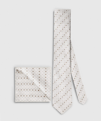 ست کراوات و پوشت مردانه کروم مدل 2511229