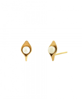 گوشواره طلا مروارید میو گلد Mio Gold کدE1241