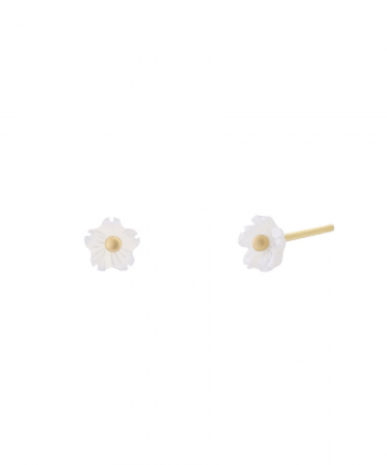 گوشواره طلا گل میو گلد Mio Gold کدE1655