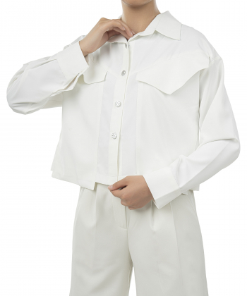 شومیز آستین بلند زنانه هوکانی مدل 50233