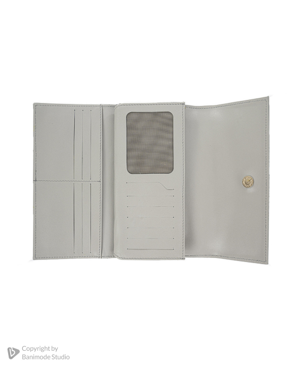 کیف پول چرم طبیعی زنانه چرم مشهد مدل D5560