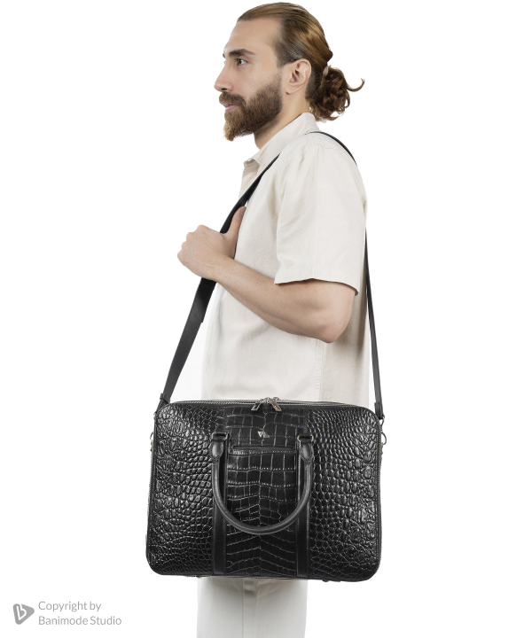 کیف اداری چرم طبیعی چرم مشهد Mashad Leather مدل A5604