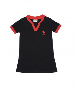 سارافون دخترانه یو اس پلو کیدز US Polo Kids کد 6013B5