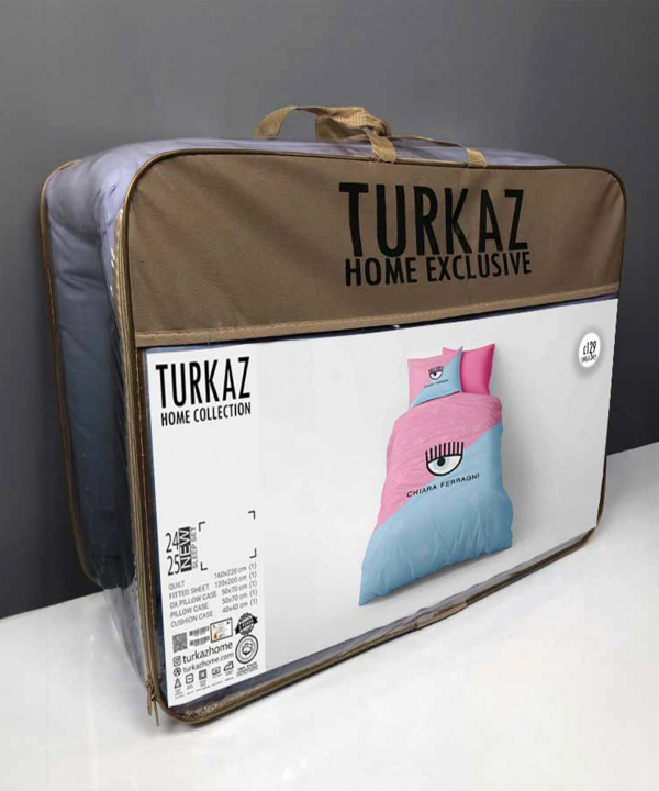 ست روتختی یک نفره 4 تکه تورکاز Turkaz کد c129