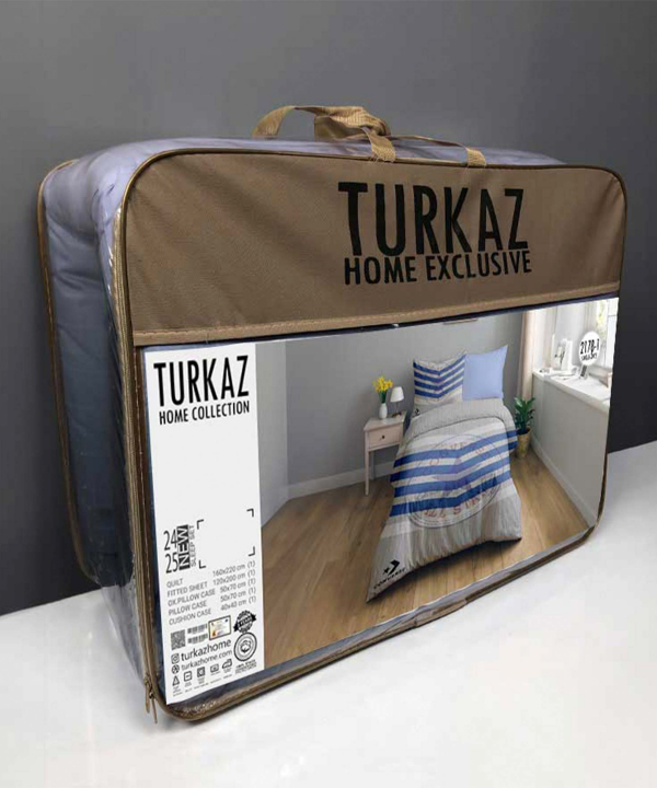 ست روتختی یک نفره 4 تکه تورکاز Turkaz کد c107