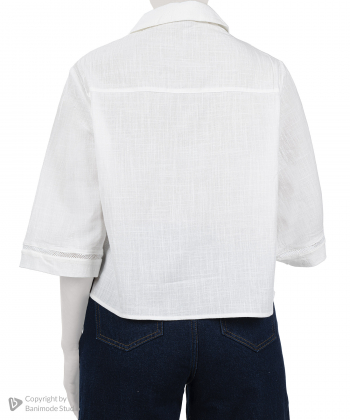 شومیز نخی زنانه جوتی جینز مدل 51731341