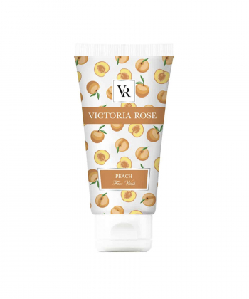 ژل شستشوی صورت ویکتوریا رز Victoria Rose حاوی عصاره هلو مناسب پوست خشک حجم 200 میلی لیتر