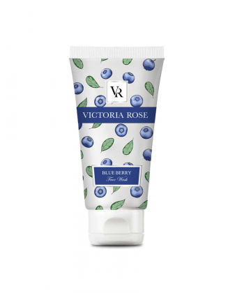 ژل شستشوی صورت ویکتوریا رز Victoria Rose حاوی عصاره بلوبری مناسب پوست چرب و مختلط حجم 200 میلی لیتر