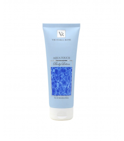 لوسیون بدن ویکتوریا رز Victoria Rose آکوا تاچ مناسب پوست خشک حجم 250 میلی لیتر