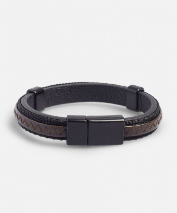 دستبند چرم مردانه کروم Corum کد 2511902