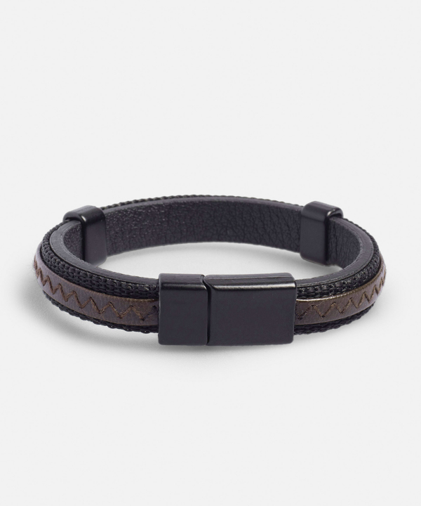 دستبند چرم مردانه کروم Corum کد 2511902
