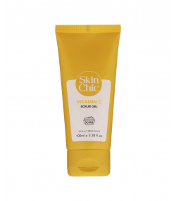 ژل اسکراب بدن اسکین شیک Skin Chic حاوی ویتامین سی حجم 100 میلی لیتر