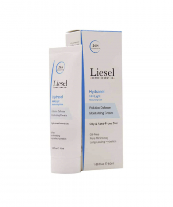 کرم هیدراسل لایت لایسل Liesel مناسب پوست چرب حجم 50 میلی لیتر