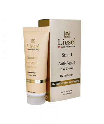 کرم روز اسمارت تیوپی لایسل Liesel مناسب انواع پوست حجم 50 میلی لیتر