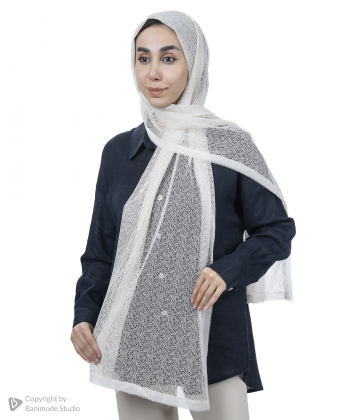شال توری زنانه نوولاشال Novella shawl کد 55212