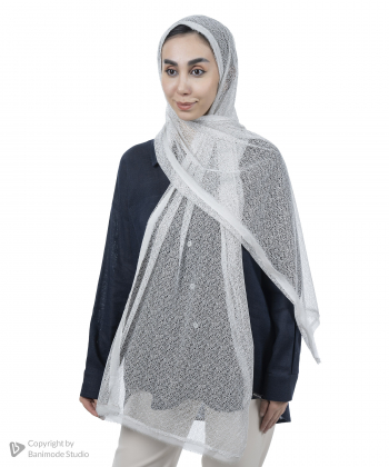 شال توری زنانه نوولاشال Novella shawl کد 55212