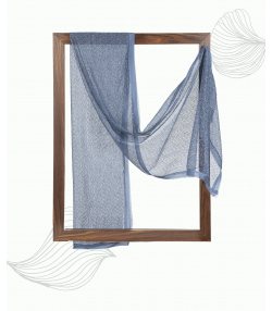 شال توری زنانه نوولاشال Novella shawl کد 55212