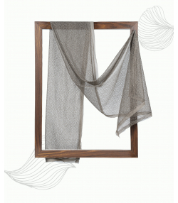 شال توری زنانه نوولاشال Novella shawl کد 55212