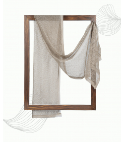 شال توری زنانه نوولاشال Novella shawl کد 55212