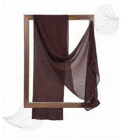 شال پلیسه زنانه نوولاشال Novella Shawl کد 55217