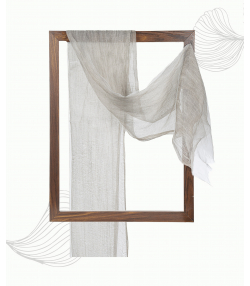 شال ابریشم زنانه نوولاشال Novella Shawl کد 55216