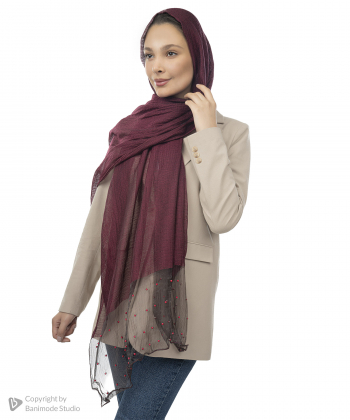 شال ابریشم زنانه نوولاشال Novella Shawl کد 55228